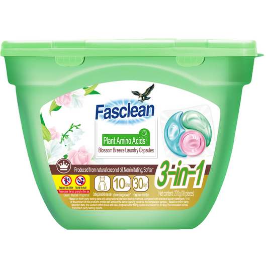 Fasclean Blossom Breeze Laundry Capsules(3 in 1)