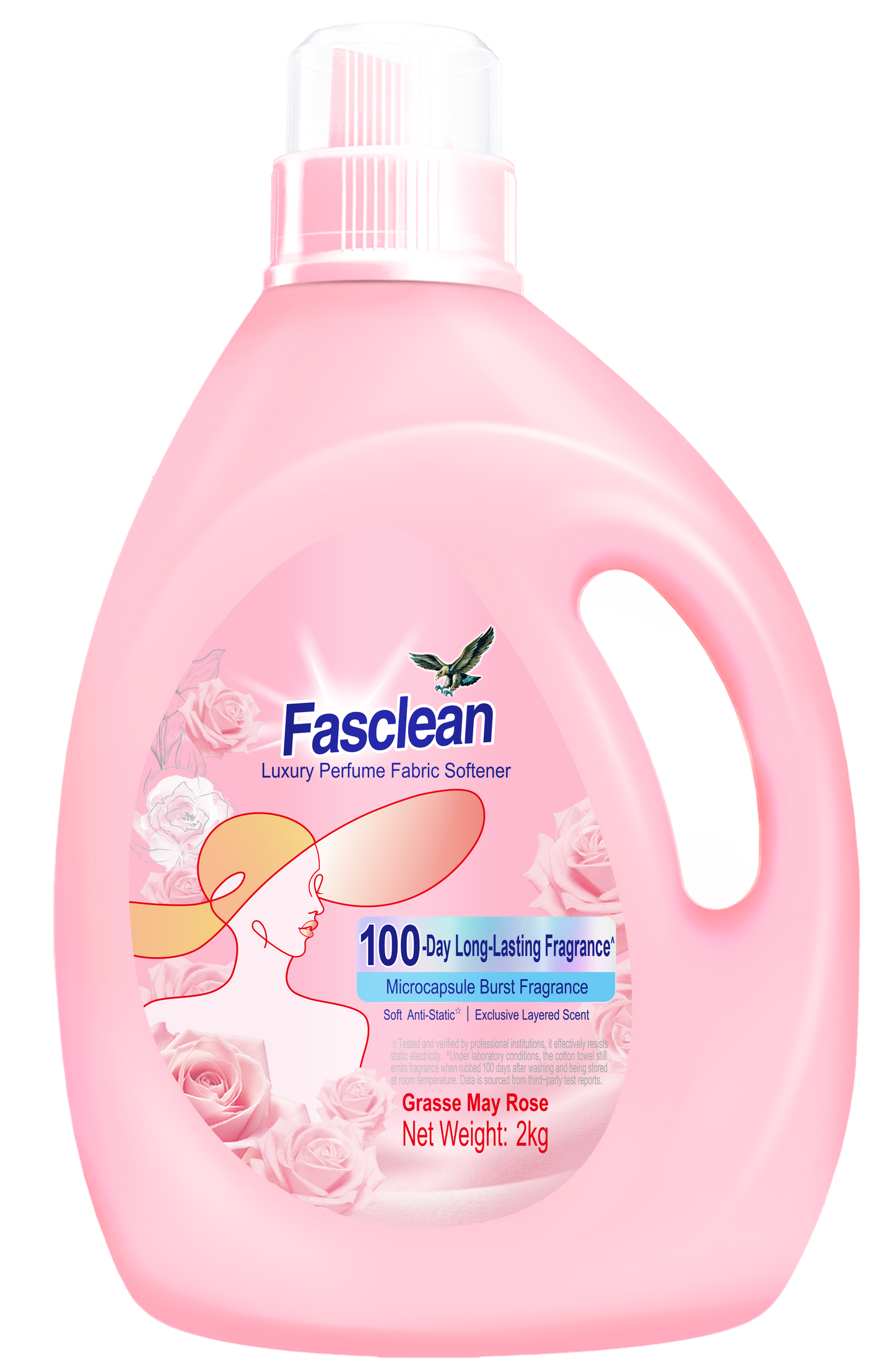 2kgFasclean高奢香水香氛衣物柔顺剂(五月玫瑰)(DS)