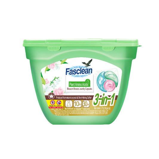 Fasclean Blossom Breeze Laundry Capsules(3 in 1)