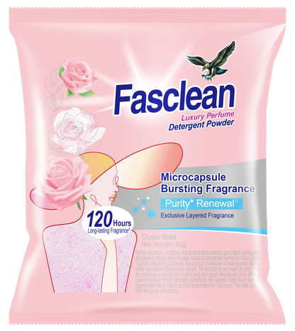 50g Fasclean Luxury Perfume Detergent Powder