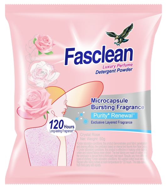 50g Fasclean Luxury Perfume Detergent Powder
